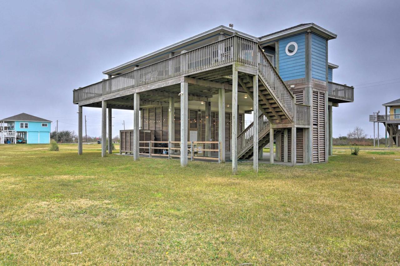 Coastal Port Bolivar Home - Walk To Beach! Bagian luar foto